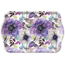 Tray melamine 13x21 cm Purple dream
