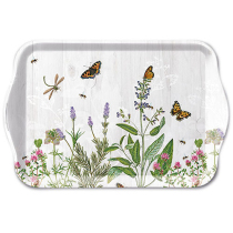 Tray melamine 13x21 cm Herb garden
