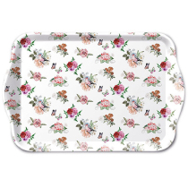 Tray melamine 13x21 cm Charlotte white