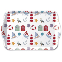 Tray melamine 13x21 cm Nautical items