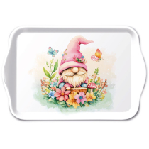 Tray melamine 13x21 cm Charming gnome
