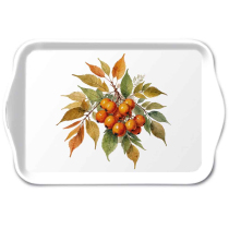 Tray melamine 13x21 cm Sea buckthorn bunch