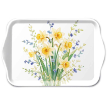 Tray melamine 13x21 cm Daffodil wildflowers