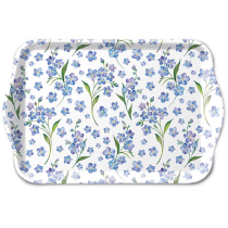 Tray melamine 13x21 cm Myosotis