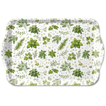 Tray melamine 13x21 cm List of herbs