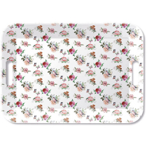 Tray melamine 33x47 cm Charlotte white