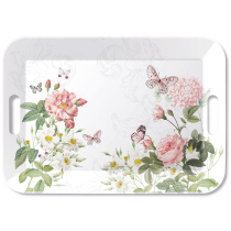 Tray melamine 33x47 cm Amelia white