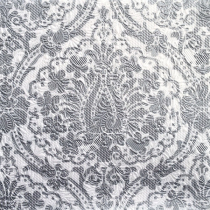 Napkin 40 Elegance jaipur white/silver FSC Mix