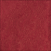 Napkin 40 Elegance dark red FSC Mix