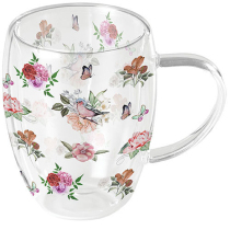 Double-walled glass 0.35 L Charlotte white