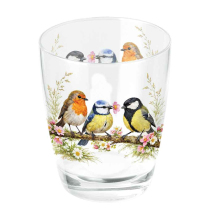 Water glass 0.25 L Bird friends