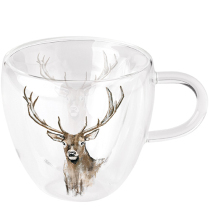 Double-walled glass 0.2 L Antlers