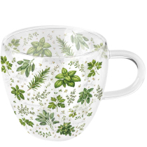 Double-walled glass 0.2 L List of herbs