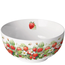 Bowl Juicy strawberries