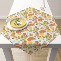 Tablecloth 90x90 cm Lemons and oranges