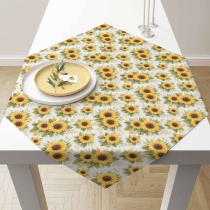 Tablecloth 90x90 cm Sunflower pattern