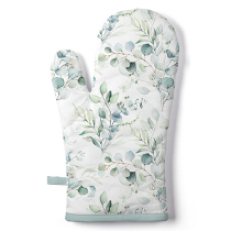 Oven mitt Eucalyptus all over