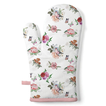 Oven mitt Charlotte white