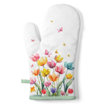 Oven mitt Fantasy flowers