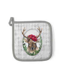Potholder Deer in frame