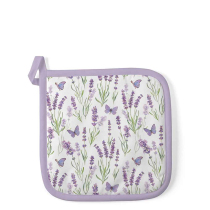 Potholder Butterfly lavender