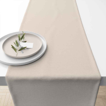 Table runner 40x150 cm Uni moonbeam