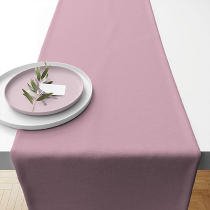 Table runner 40x150 cm Uni burnished lilac