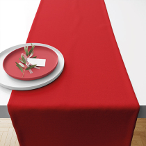 Table runner 40x150 cm Uni aurora red