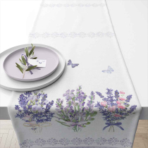 Table runner 40x150 cm Lovely lavender
