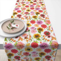 Table runner 40x150 cm Autumn blooming