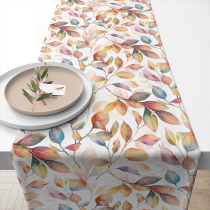 Table runner 40x150 cm Colourful leaves