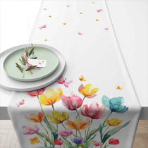 Table runner 40x150 cm Fantasy flowers