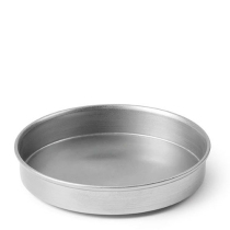 Candle holder metal big silver