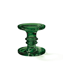 Standing candle holder big dark green