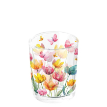 Tea light holder Fantasy flowers