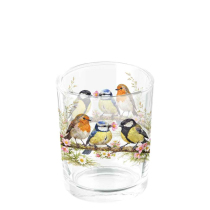Tea light holder Bird friends