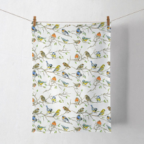 Kitchen towel Birds meeting