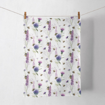 Kitchen towel Bumblebees in the meadow