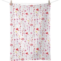 Kitchen towel Hearts garlands