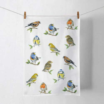 Kitchen towel Bird species white