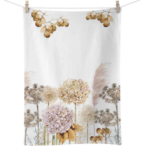 Kitchen towel Dried flowers