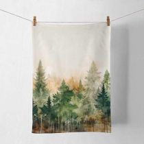 Kitchen towel Evergreen trees