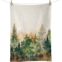 Kitchen towel Evergreen trees