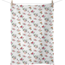 Kitchen towel Charlotte white