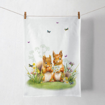Kitchen towel Little squirrels