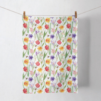 Kitchen towel Flowers in spring