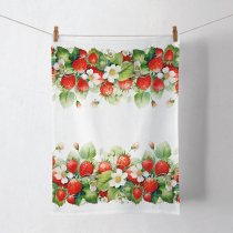 Kitchen towel Juicy strawberries