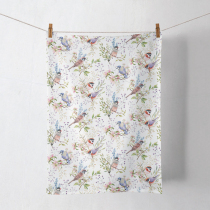 Kitchen towel Busy birds