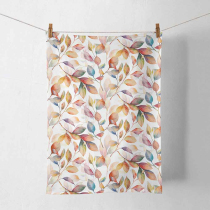 Kitchen towel Colourful leaves