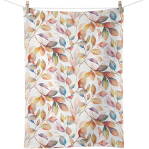 Kitchen towel Colourful leaves